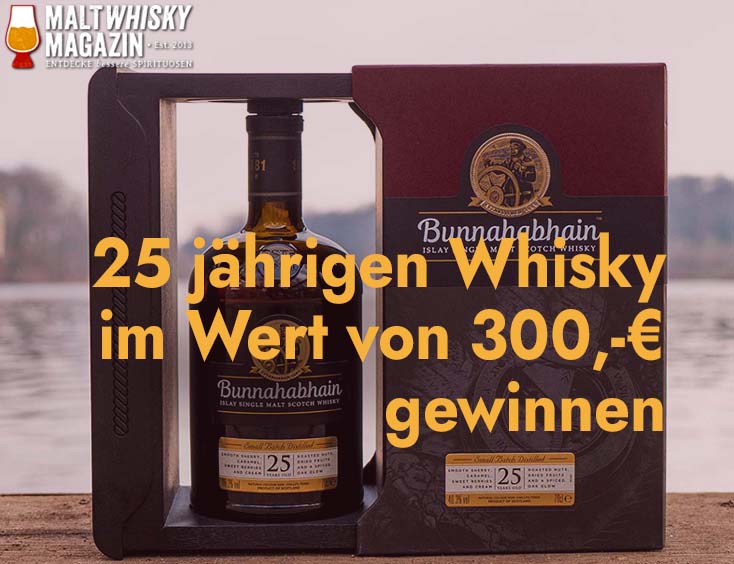 25 jährigen Bunnahabhain Whisky