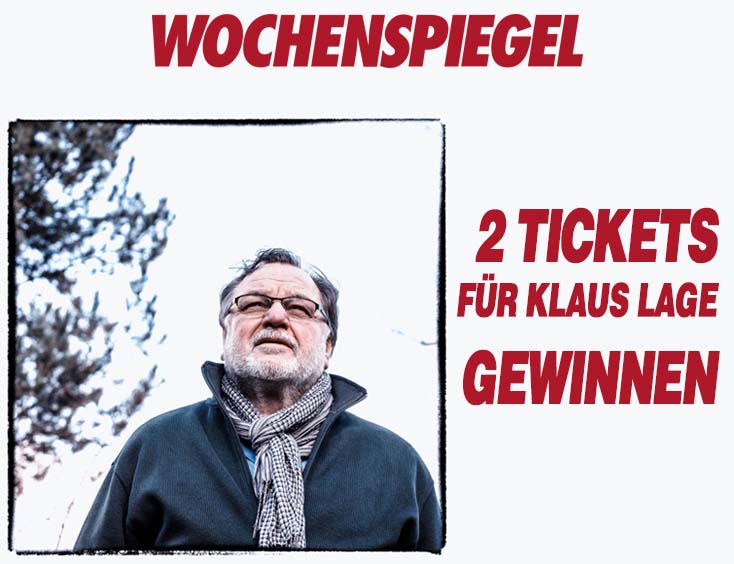 Tickets für Klaus Lage zu gewinnen