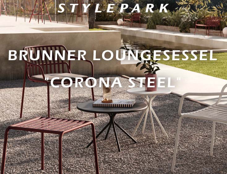 Brunner Loungesessel "Corona Steel"