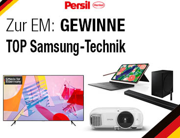 Zur EM: Gewinne TOP Samsung-Technik