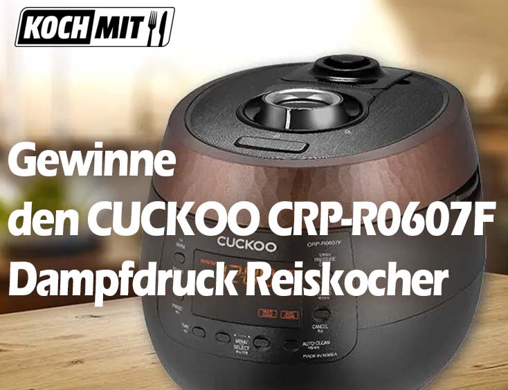 Gewinne den CUCKOO CRP-R0607F Dampfdruck Reiskocher