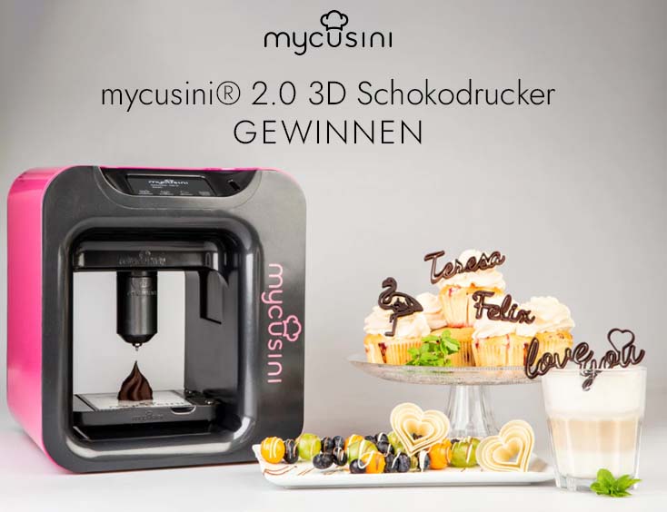 mycusini® 2.0 3D Schokodrucker