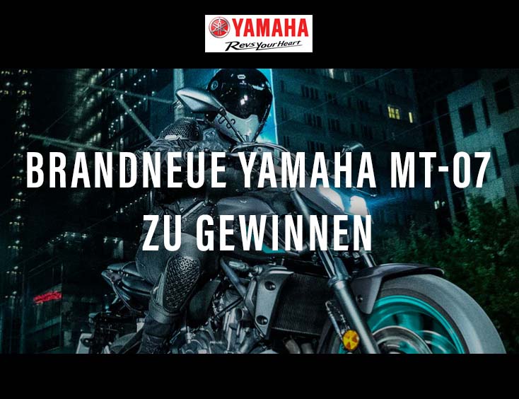 Brandneue Yamaha MT-07 zu gewinnen