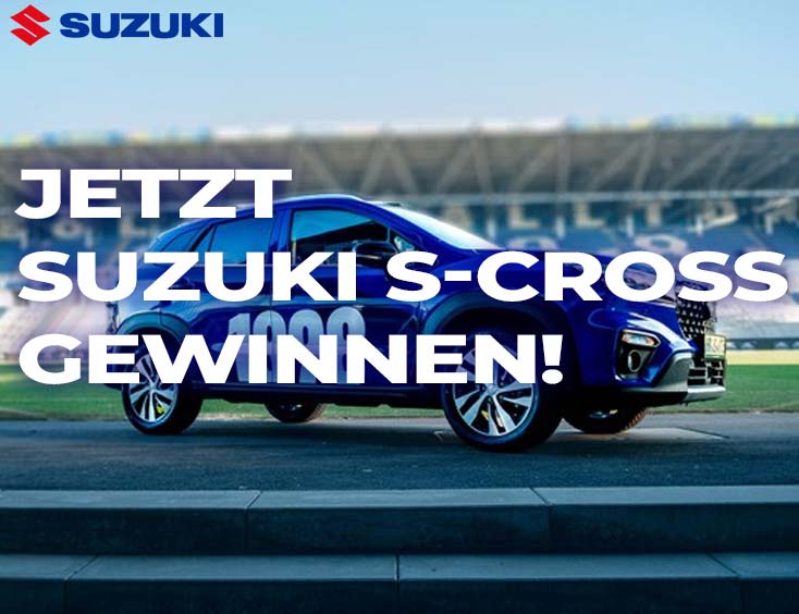 Jetzt Suzuki S‑Cross gewinnen!