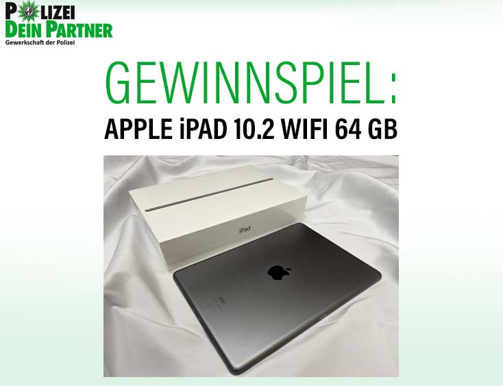 Apple iPad 10.2 Wifi 64 GB zu gewinnen