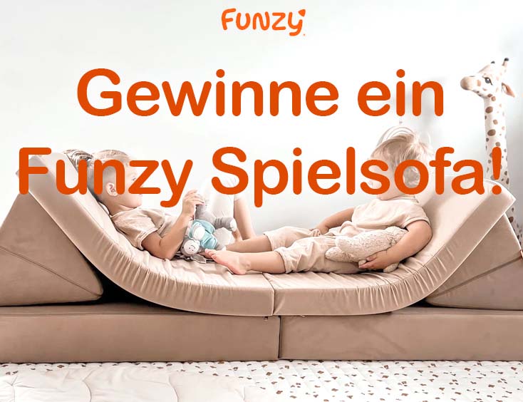 Gewinne ein Funzy Spielsofa!