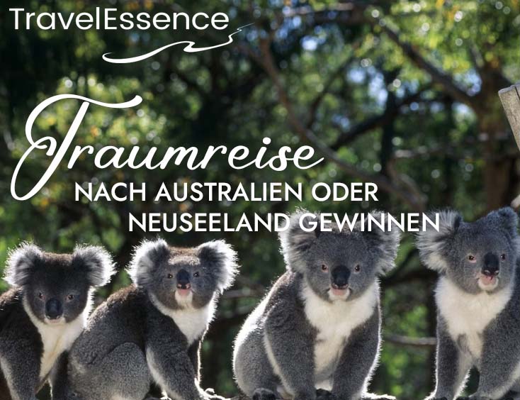 Traumreise nach Australien oder Neuseeland gewinnen!