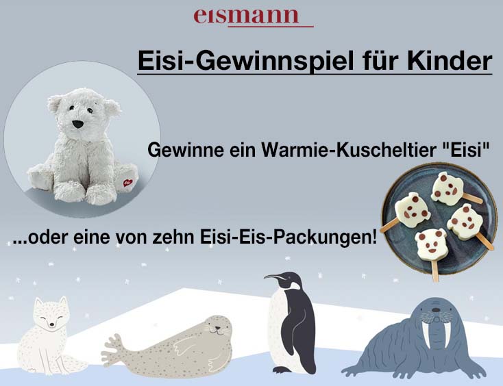 Kuschel-Eisbär oder eine Eisi-Eis-Packung