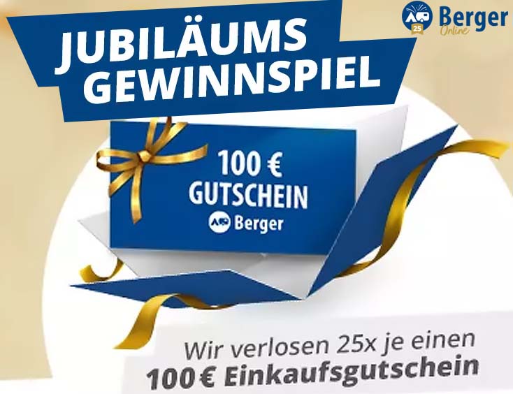 Fritz Berger Gutschein im Wert von 100 €