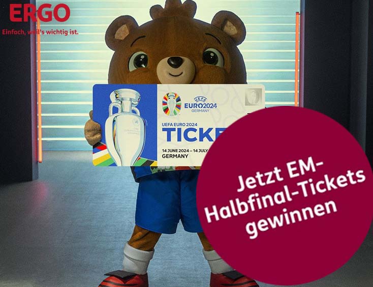 ERGO-Gewinnspiel: Tickets für die EM 24