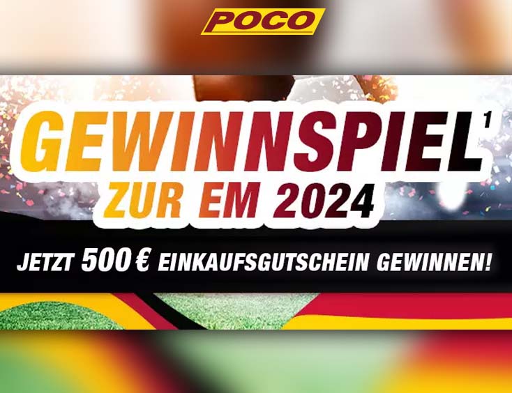 Poco-Einkaufsgutschein im Wert von 500 Euro